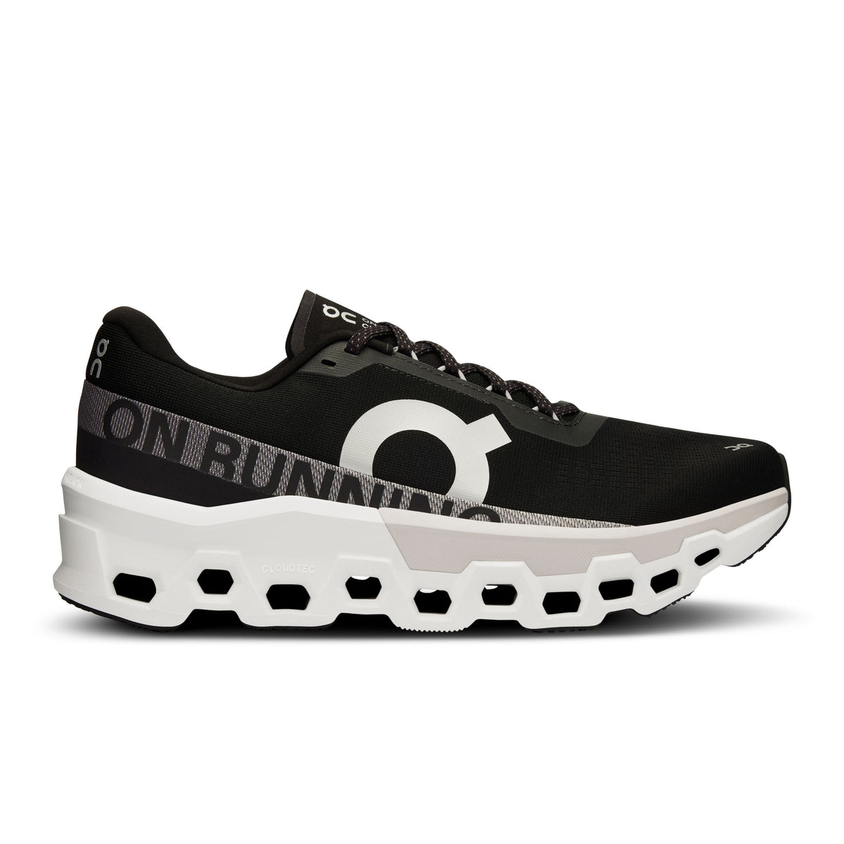 on Cloudmonster 2 〔24㎝〕 On Cloudmonster 2 | Black/Frost | Men's High Cushion Running Shoes