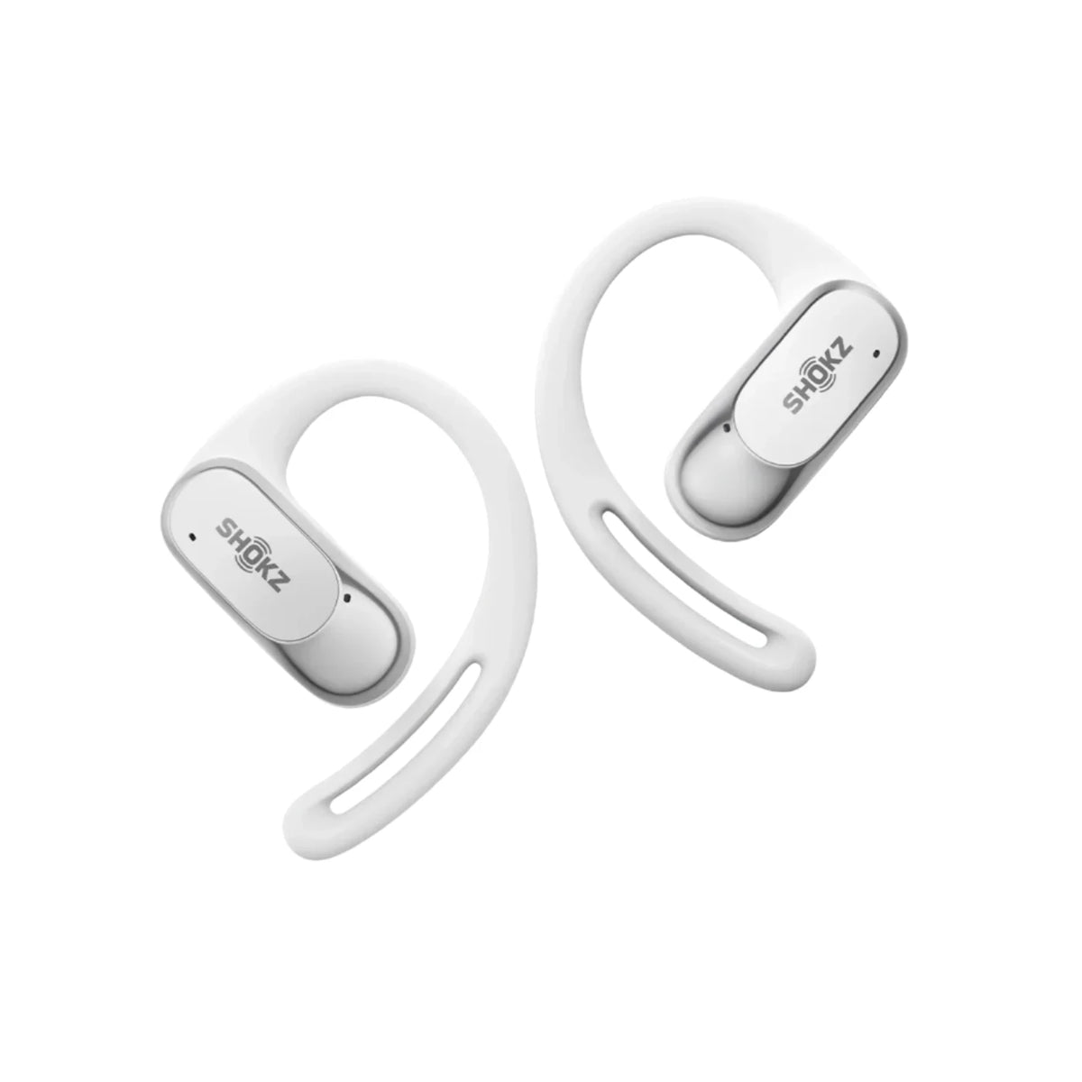 Shokz OpenFit Air | White | Bone-Conduction Headphones – Athletic