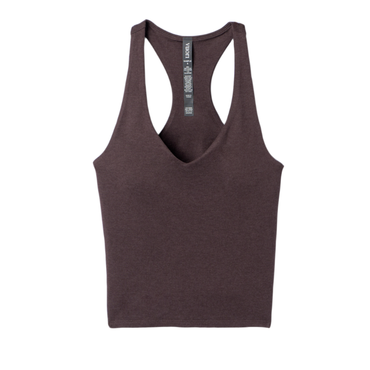 Vuori Granite Heathered Zip Tank | Bethesda Row