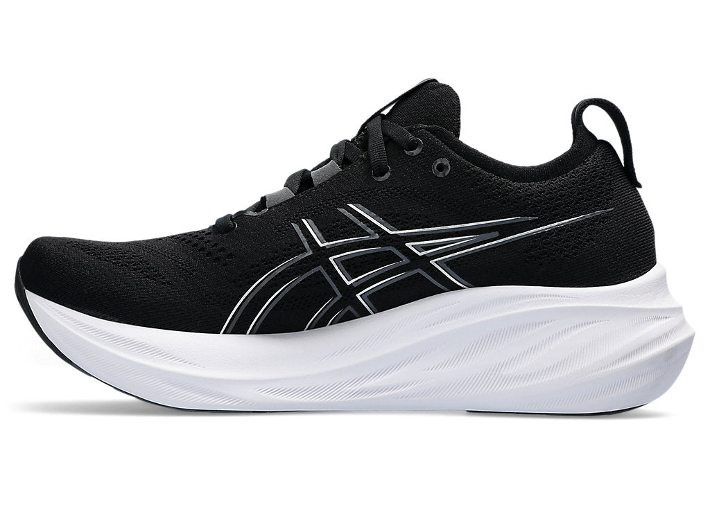 Asics nimbus discount 22 black white