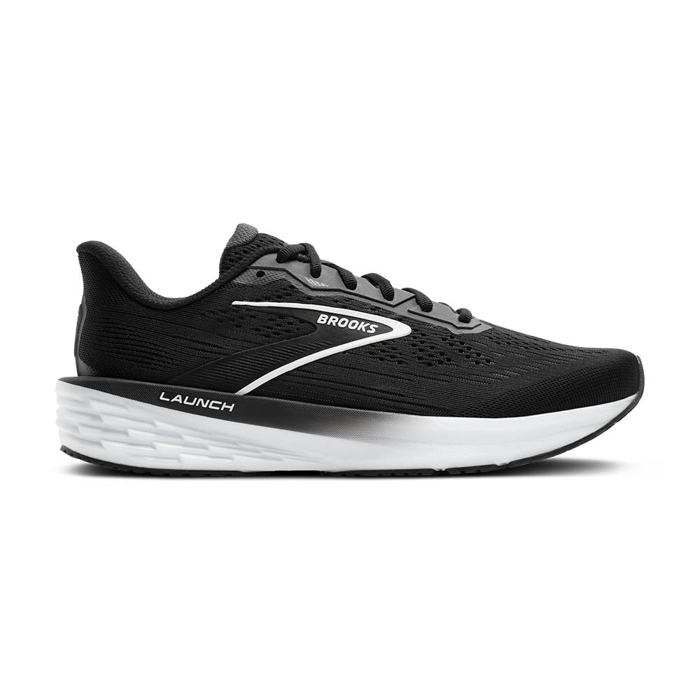 Size 14M - Brooks Launch 12 Run & Walk Men\'s Sneakers Black/Grey/White Brooks Launch 12 Men main image 4
