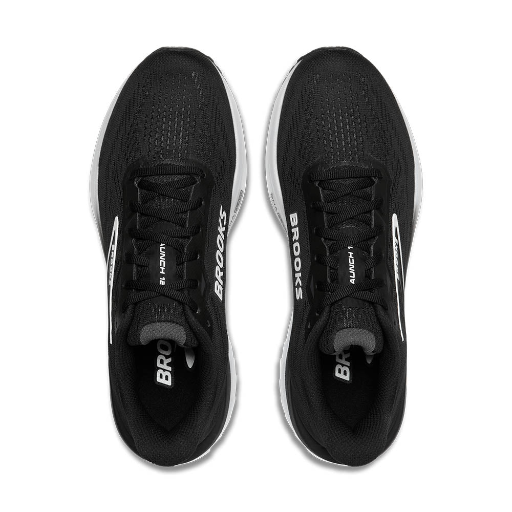 Brooks Launch 12 | Black/Grey/White | Men display picture 1