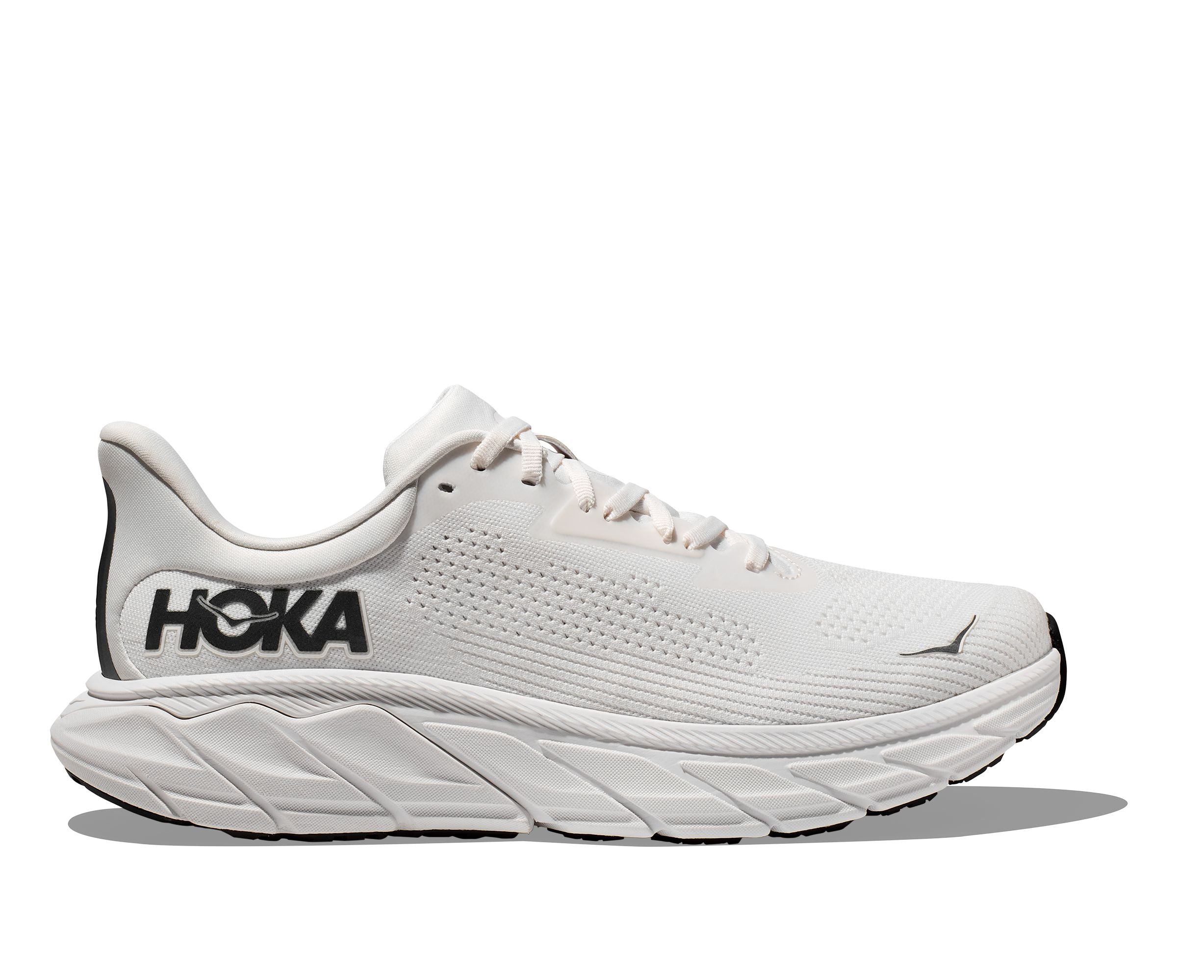 HOKA Arahi Blanc de Blanc/Steel Wool Men's Stability Running