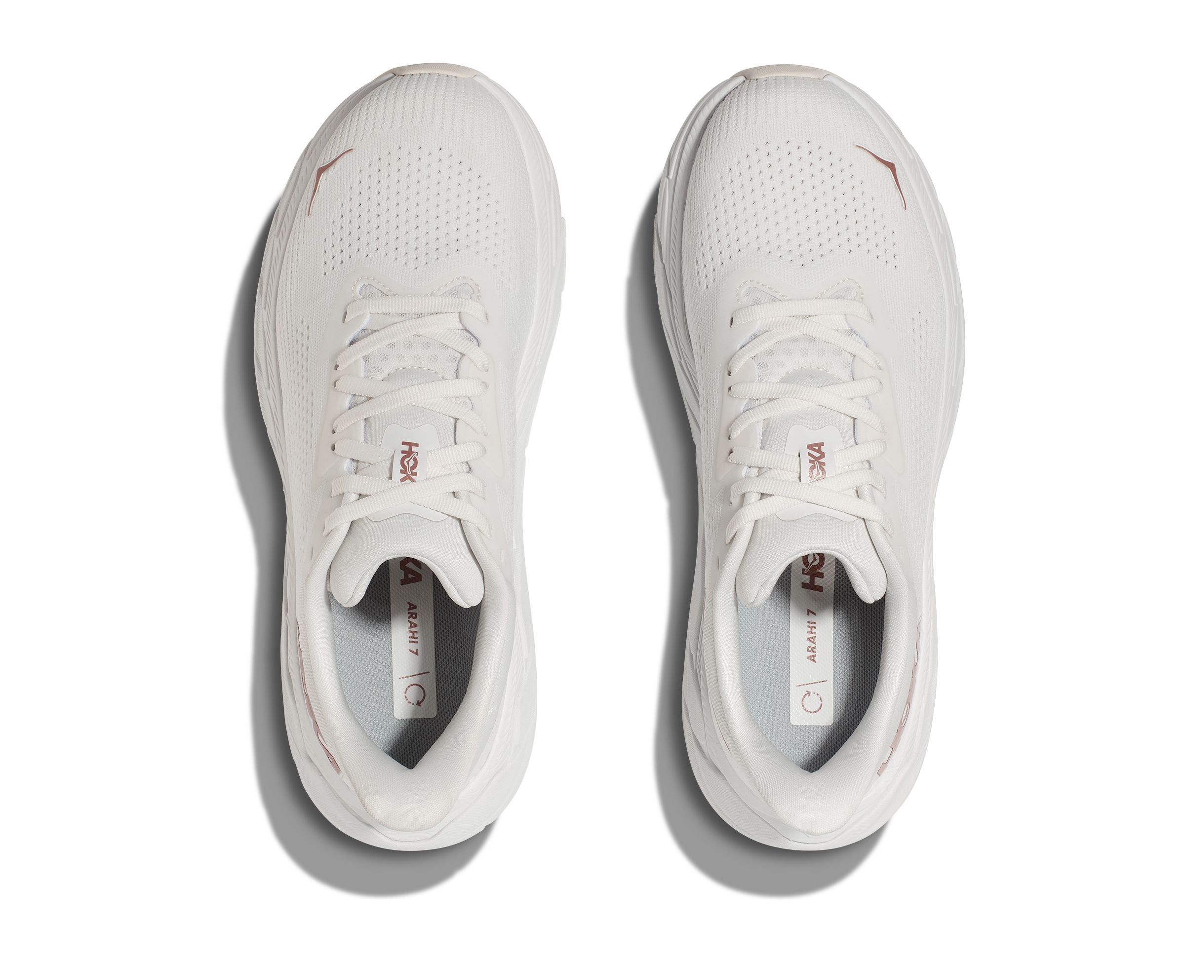 HOKA Arahi 7 | Blanc de Blanc/Rose Gold | Women's Stability