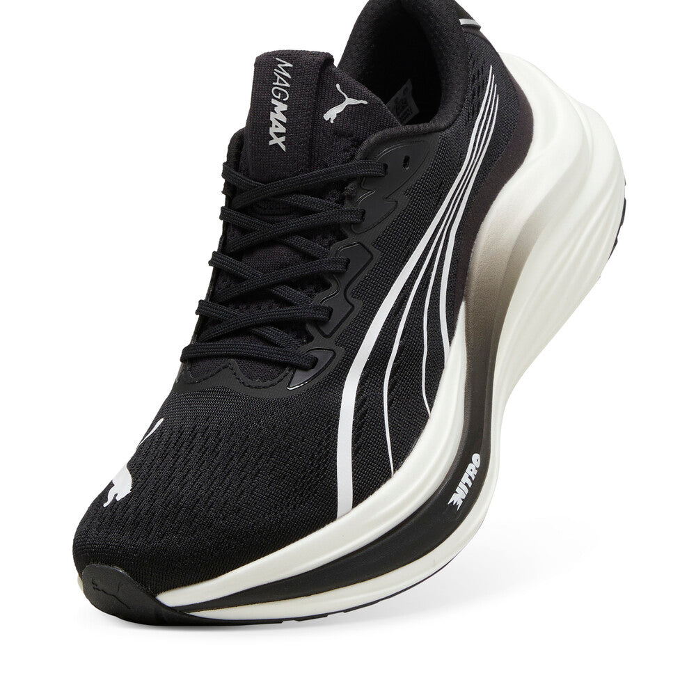 Puma MagMax Nitro | Black/White | Men's High-Cushion Running
