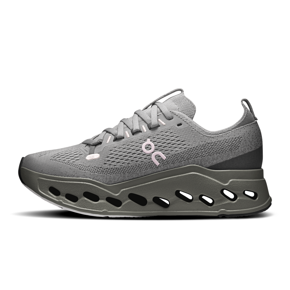 ON Cloudsurfer Max | Alloy / Asphalt | Women's Neutral Running
