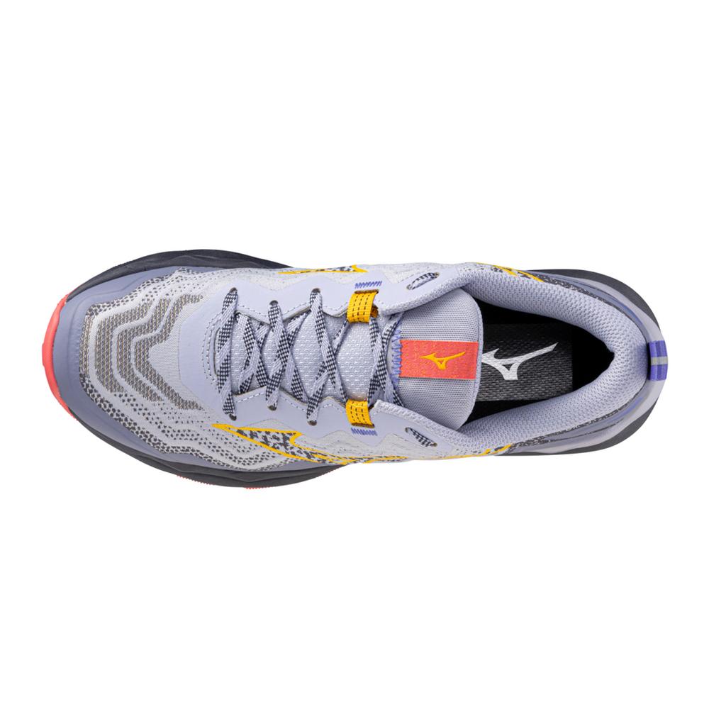 Mizuno Wave Daichi 9 | Icelandic Blue/Citrus | Women's Trail