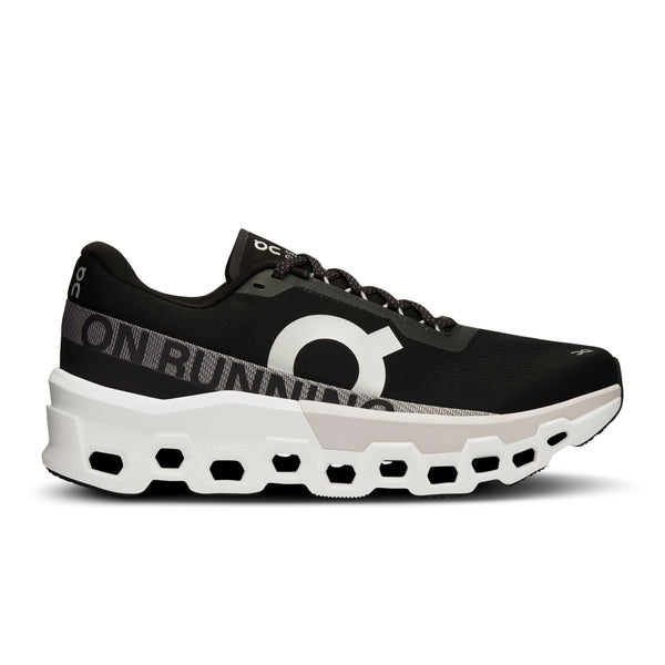 On Cloudmonster 2 | Black/Frost | Men's High Cushion Running Shoes