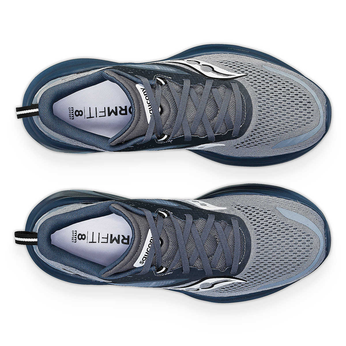 NEW SAUCONY men\'s omni 22 running shoe in flint | dusk s-omni-22-navy.jpg main image 4
