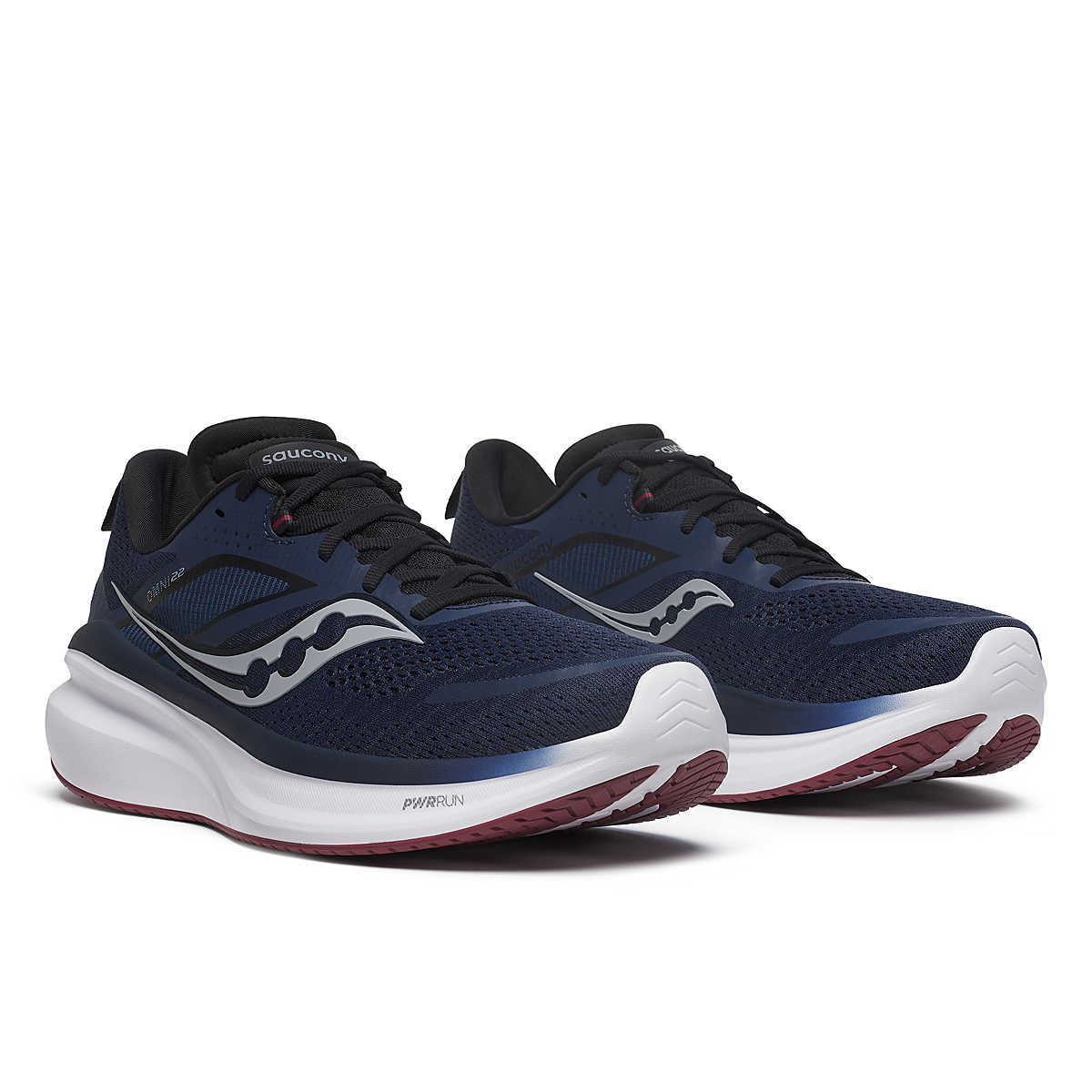 NEW SAUCONY men\'s omni 22 running shoes in navy/currant Amazon.com | Saucony Men main image 4