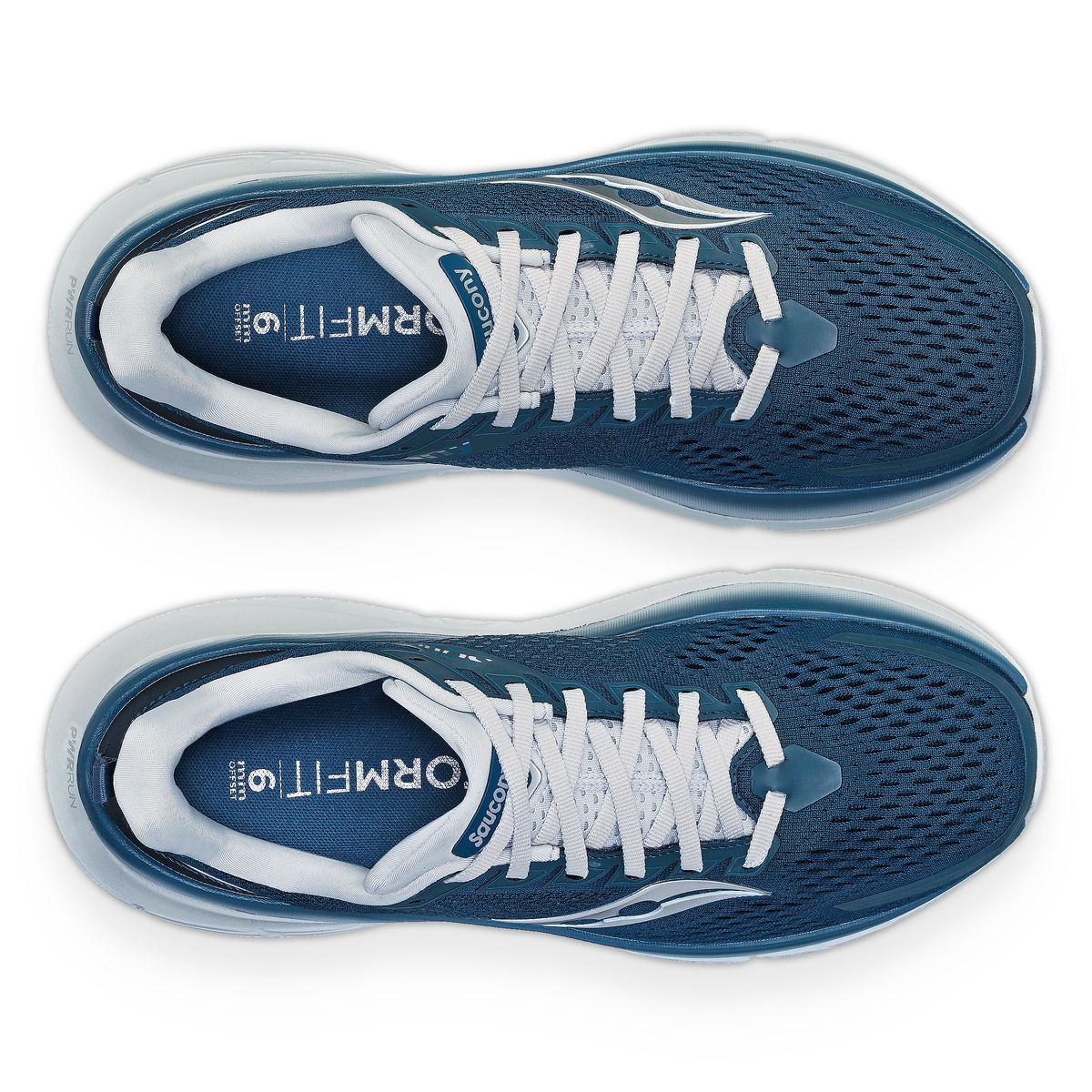 Saucony Guide 17 Shoes Mens 8.5 Denim Cloud Marine Trainer Cushion Support Cut in half: Saucony Guide 17 Review | RunRepeat main image 2