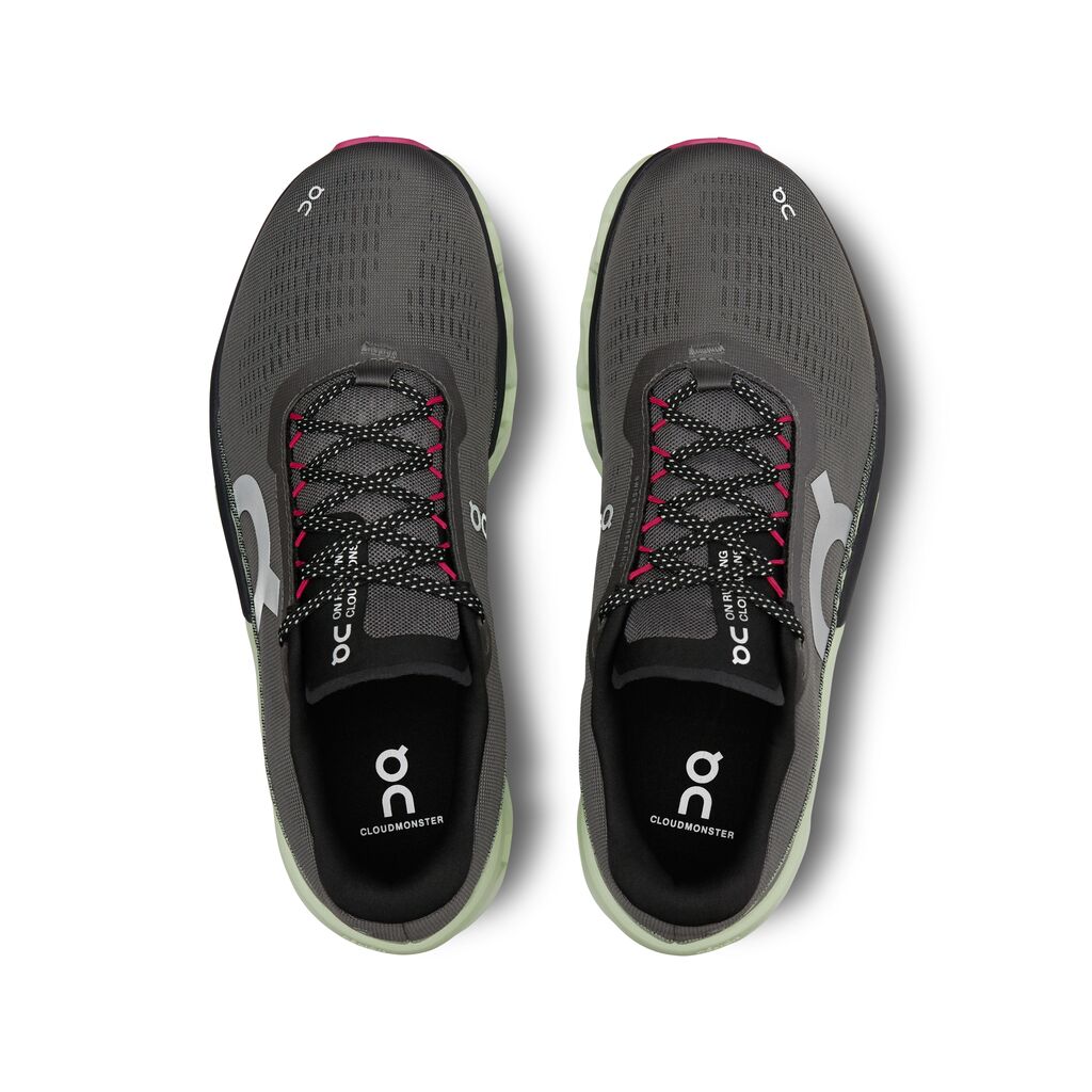 On Cloudmonster 2 | Asphalt/Lima | Men's High Cushion