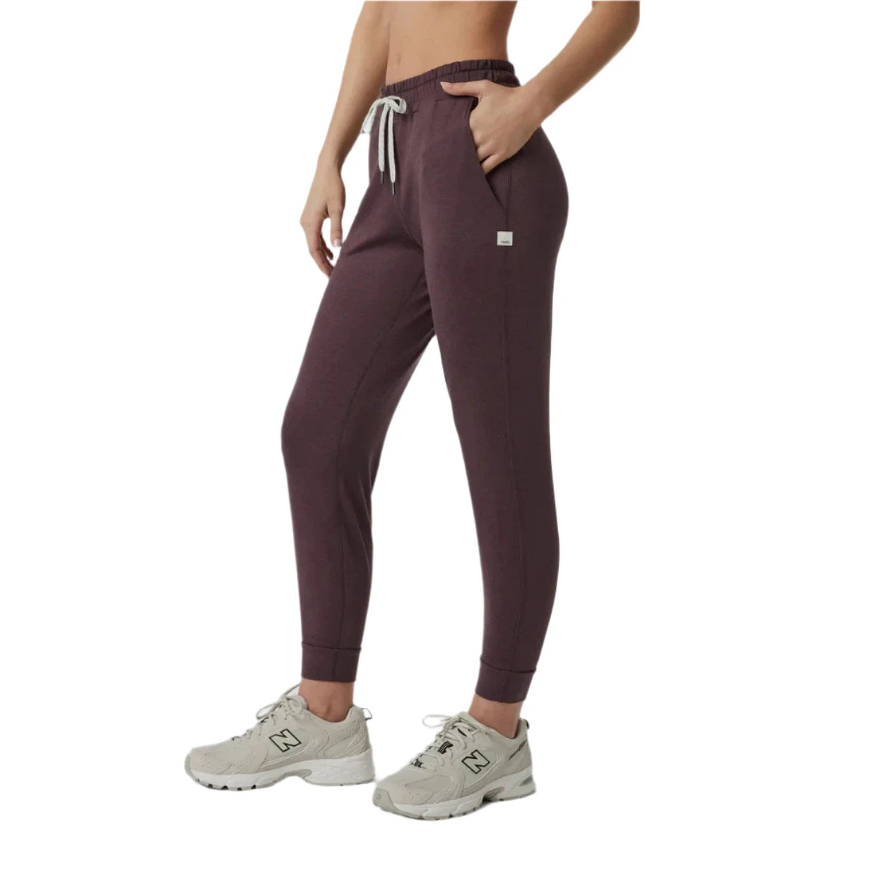 【BAON】24SS★ [BAONHAUS] Lyria dot wide banding jogger PT Wide-leg Joggers (grey) – Barlz