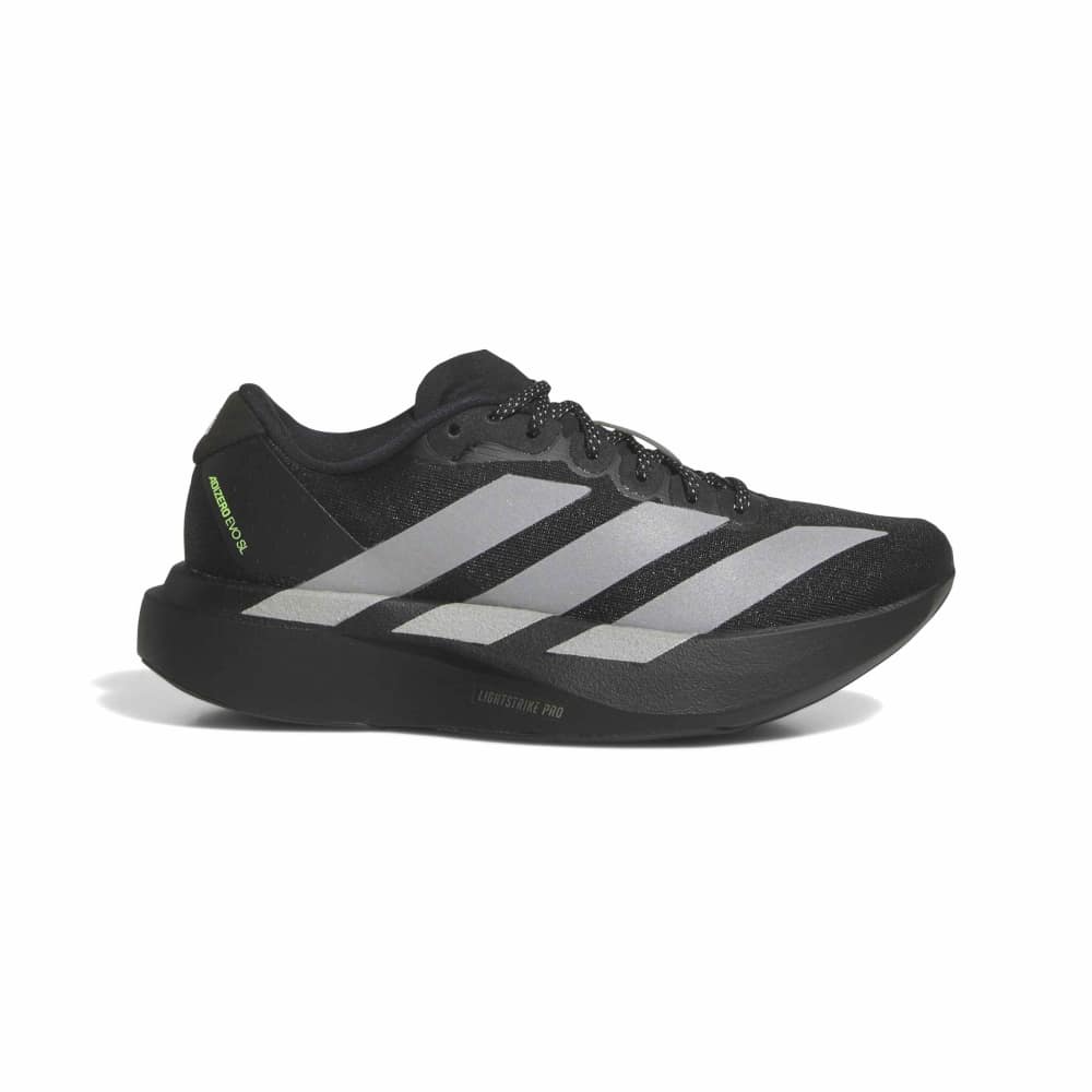 ADIDAS Kids AdiZero EVO SL - Core Black/Silver Metallic/Signal Green - KK3653