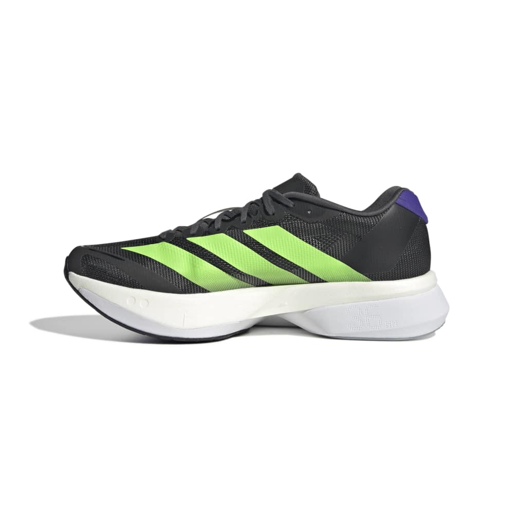 ADIDAS Men's AdiZero Boston 13 - Core Black/Lime Burst/Energy Ink - JQ1670