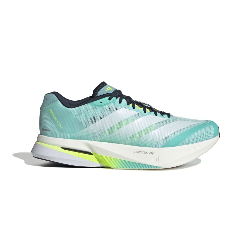ADIDAS Men's AdiZero Boston 13 - Flash Aqua/Ftwr White/Lucid Lemon - JS4945