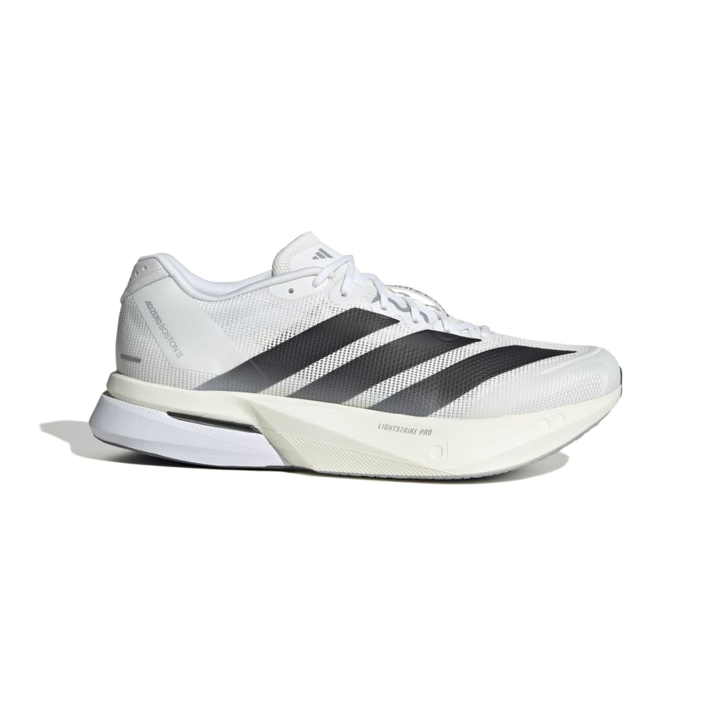 ADIDAS Men's AdiZero Boston 13 - Ftwr White/Core Black/Dash Grey - JS4939