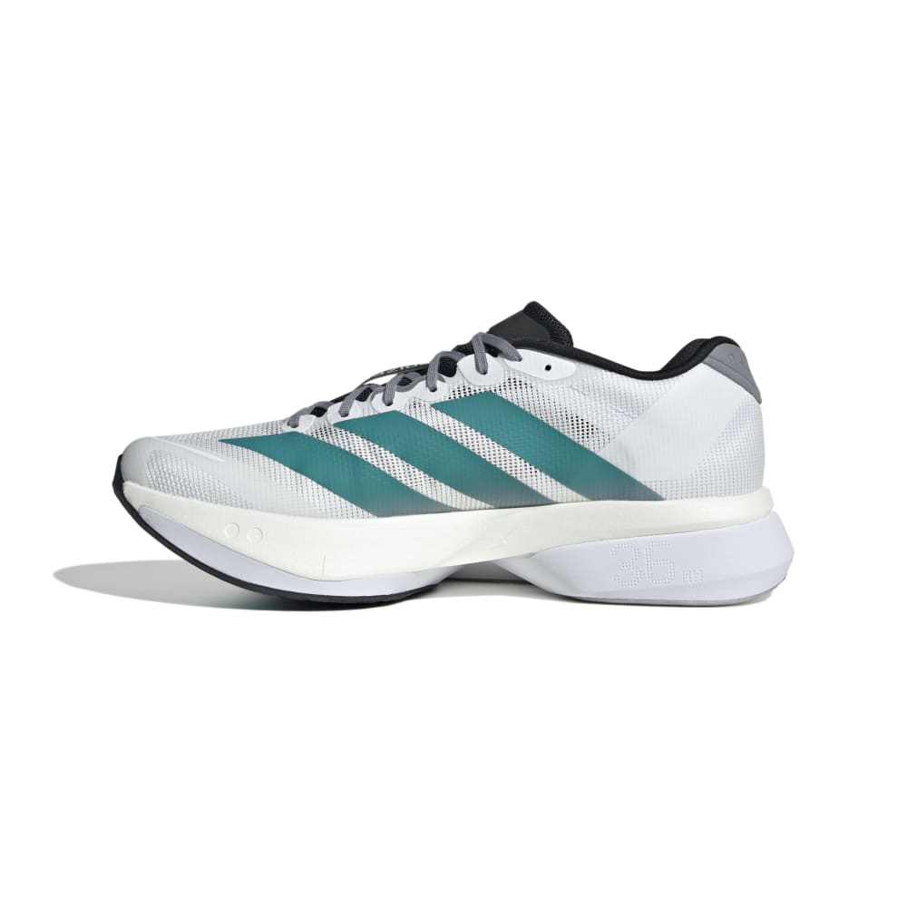 ADIDAS Men's AdiZero Boston 13 - Ftwr White/Pure Teal/Grey - JR4791