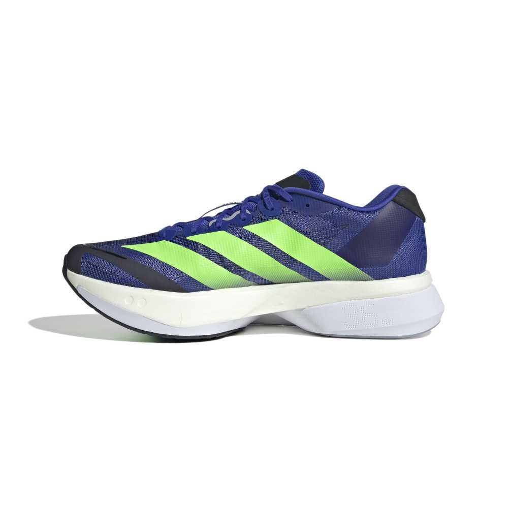 ADIDAS Men's AdiZero Boston 13 - Lucid Blue/Lime Burst/Core Black - JS4944