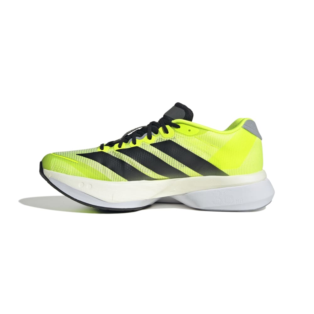 ADIDAS Men's AdiZero Boston 13 - Lucid Lemon/Core Black/Halo Silver - JS4933