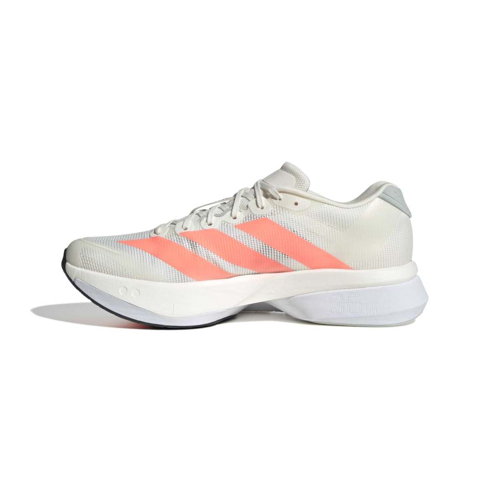 ADIDAS Men's AdiZero Boston 13 - Off White/Lucid Orange/Grey - JP9252