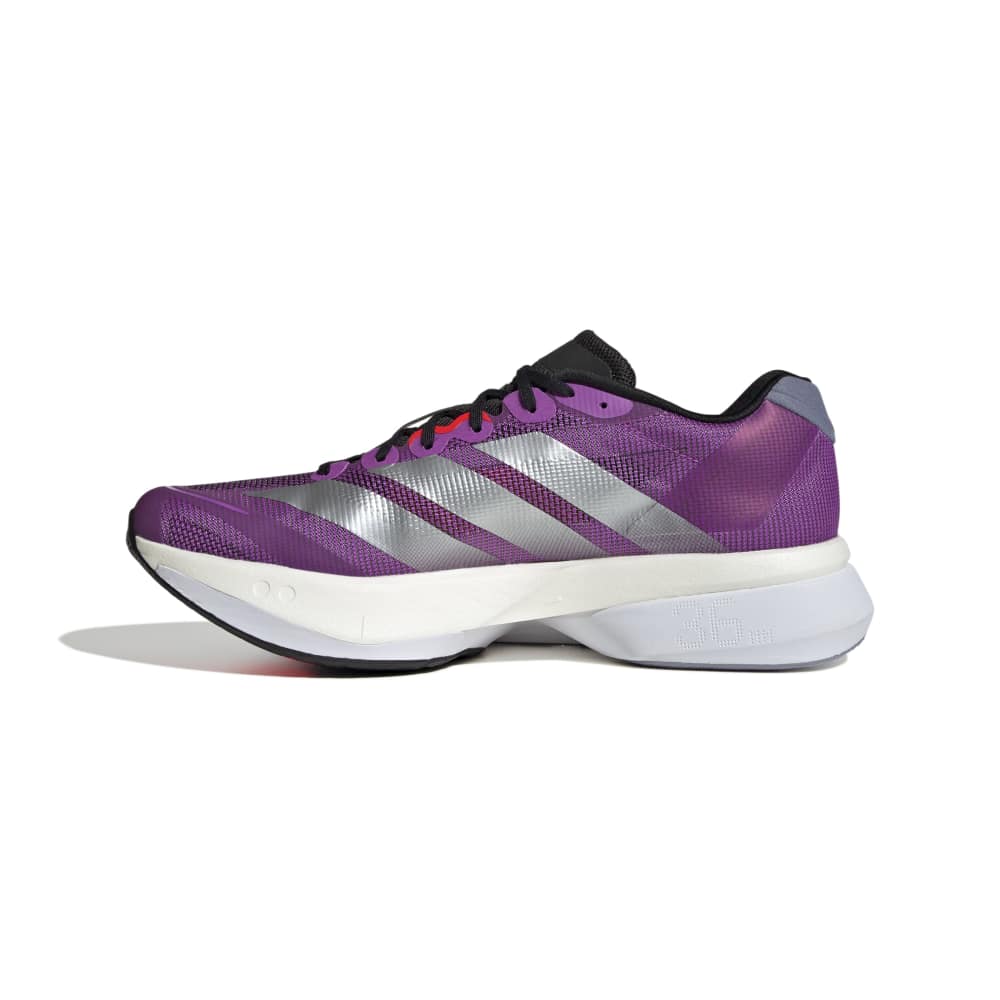 ADIDAS Men's AdiZero Boston 13 - Purple Burst/Silver Metallic/Lucid Red - JS4943