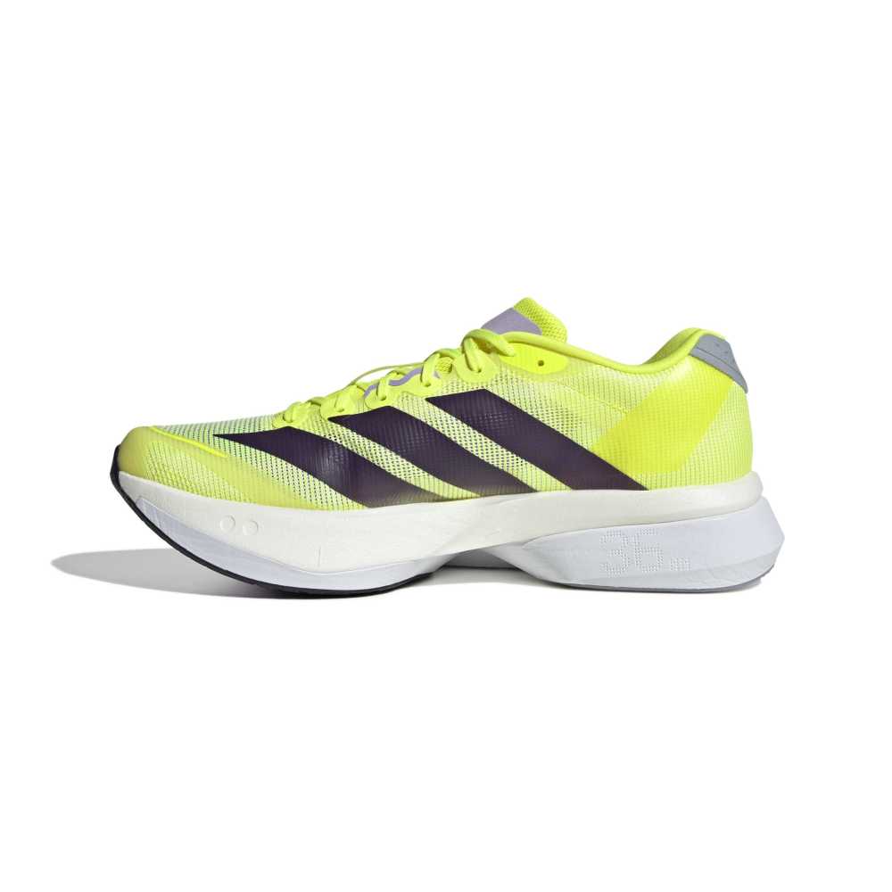 ADIDAS Men's AdiZero Boston 13 - Solar Yellow/Aurora Plum/Powder Plum - JP9251