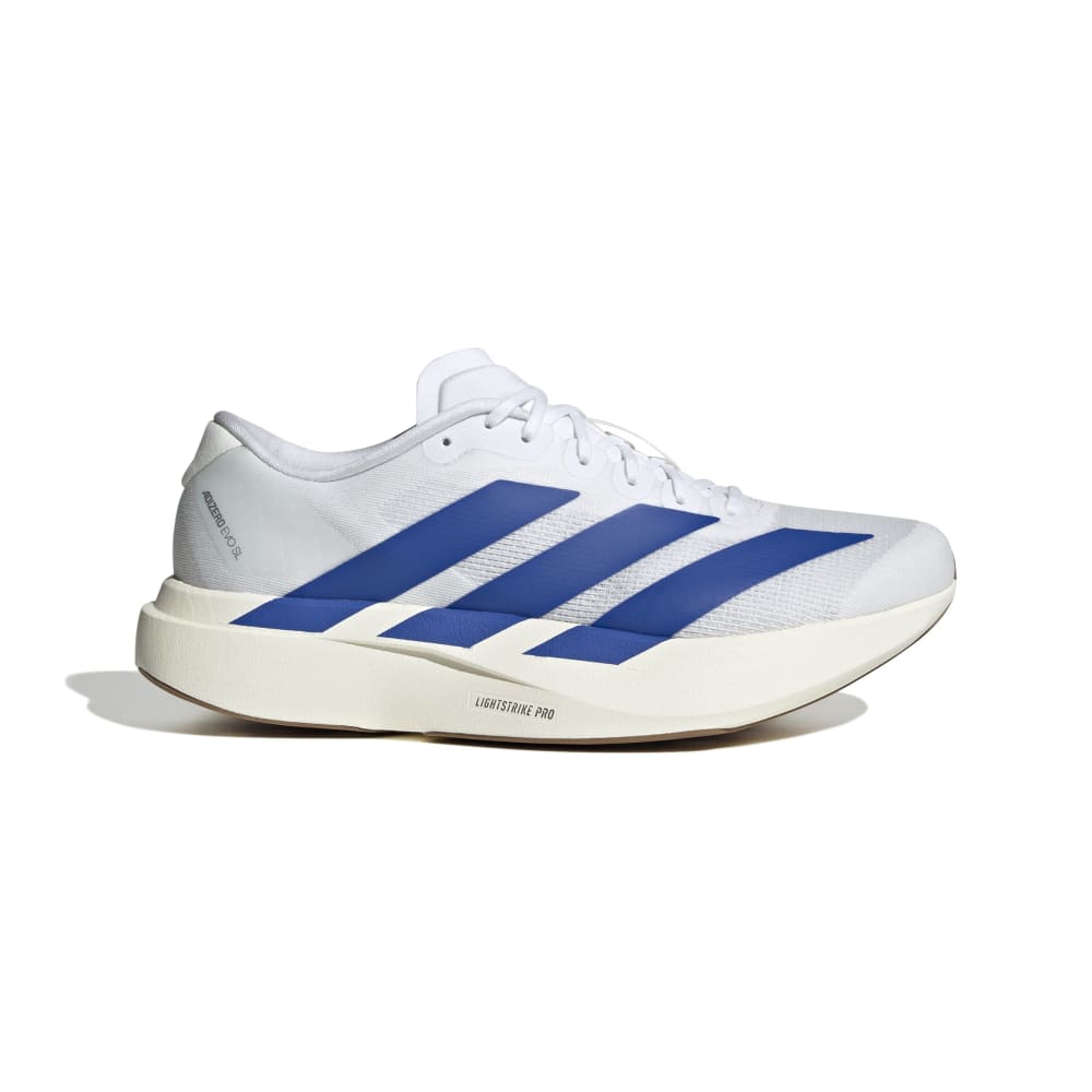 ADIDAS Men's AdiZero Evo SL - Ftwr White/Team Royal Blue/Pure Ruby - JS4494