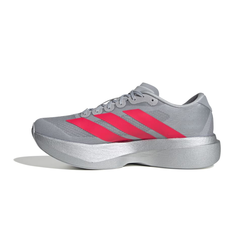 ADIDAS Men's AdiZero Evo SL - Silver Metallic/Lucid Red/Iron Metallic - KI3381