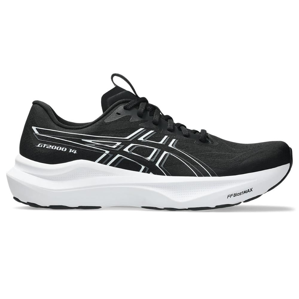 Asics GT-2000 14 | Black/White | Men's Stability Running and