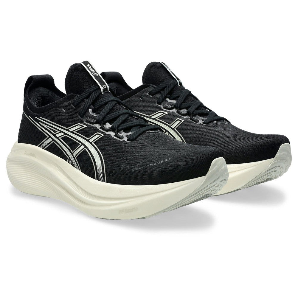 オールドアングルスミス Asics Gel-Nimbus 27 | Black/Lake Grey | Men's Neutral Running