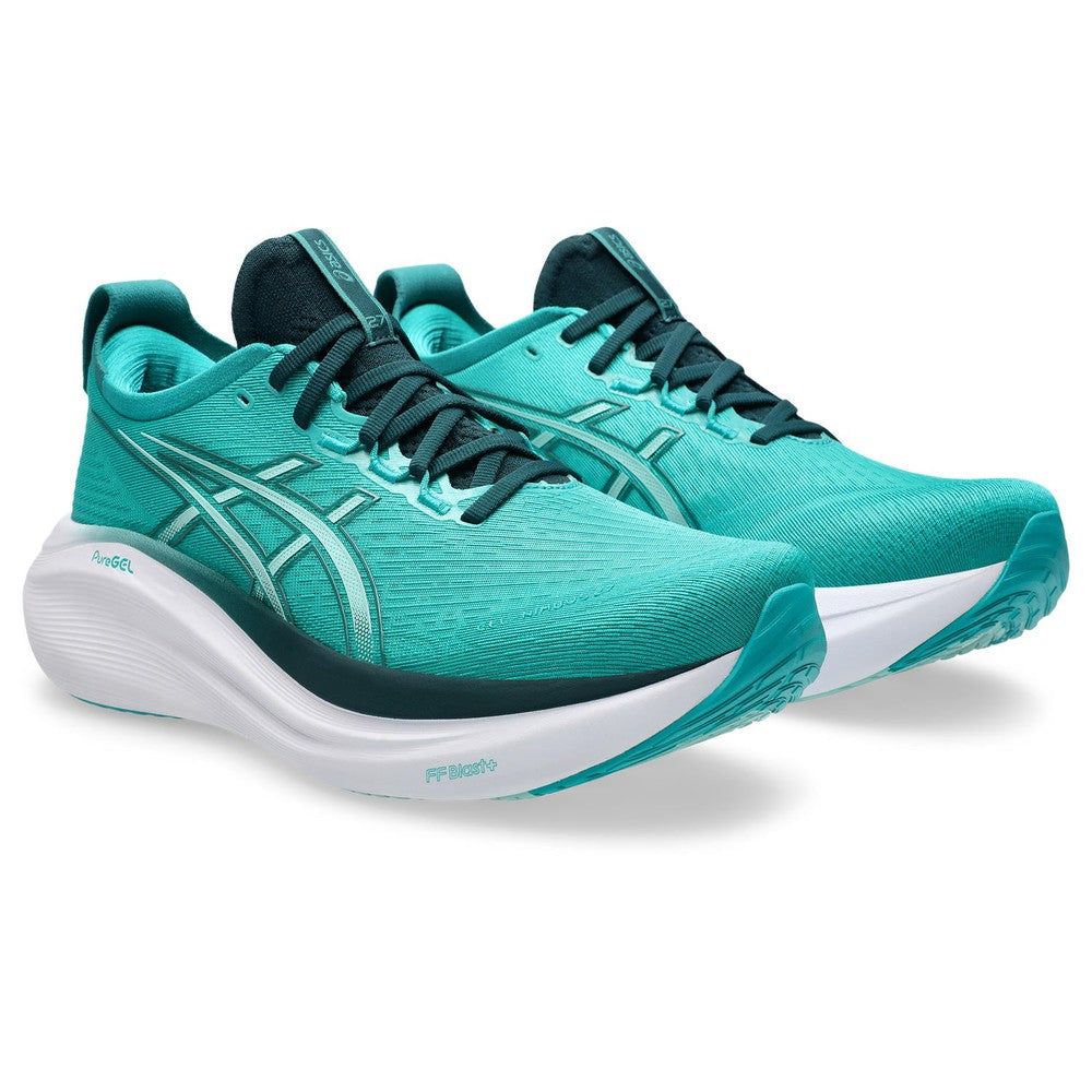 Asics Gel-Nimbus 27 | Wave Teal/Saxon Green | Men's Neutral
