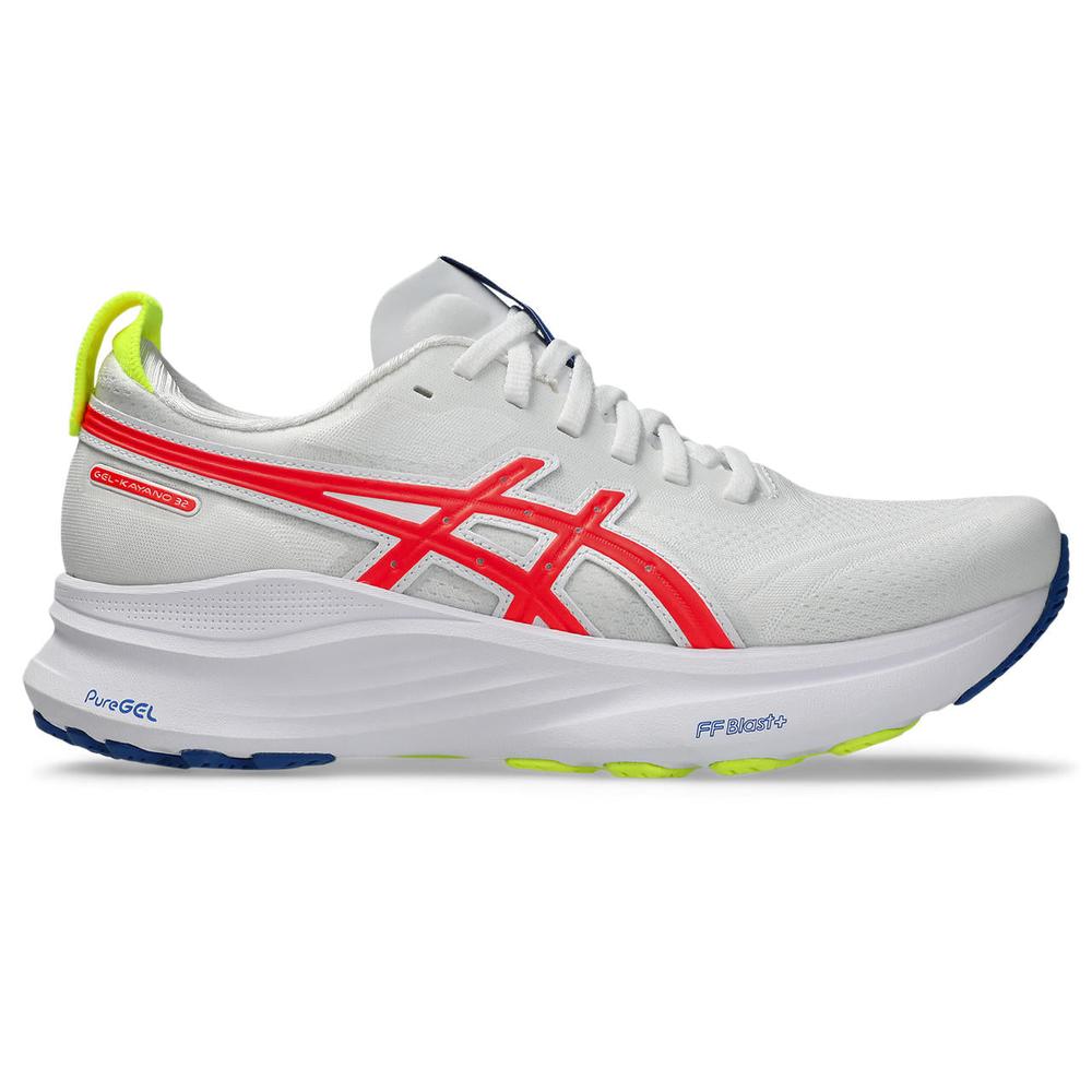 ASICS W GEL-KAYANO 32 ATC - WHITE/FLASH CORAL - 1012B905-100