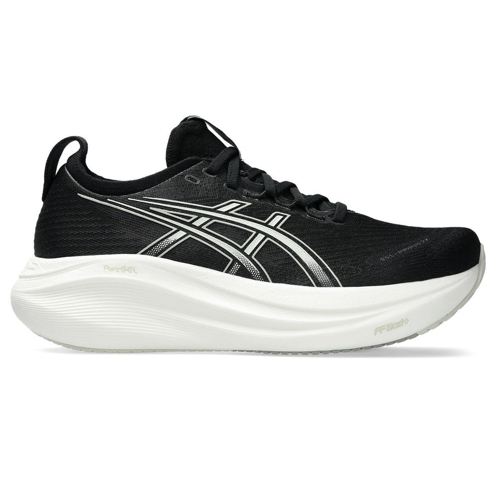 ゆぴ Asics Gel-Nimbus 27 | Black/Lake Grey | Women's Neutral Running