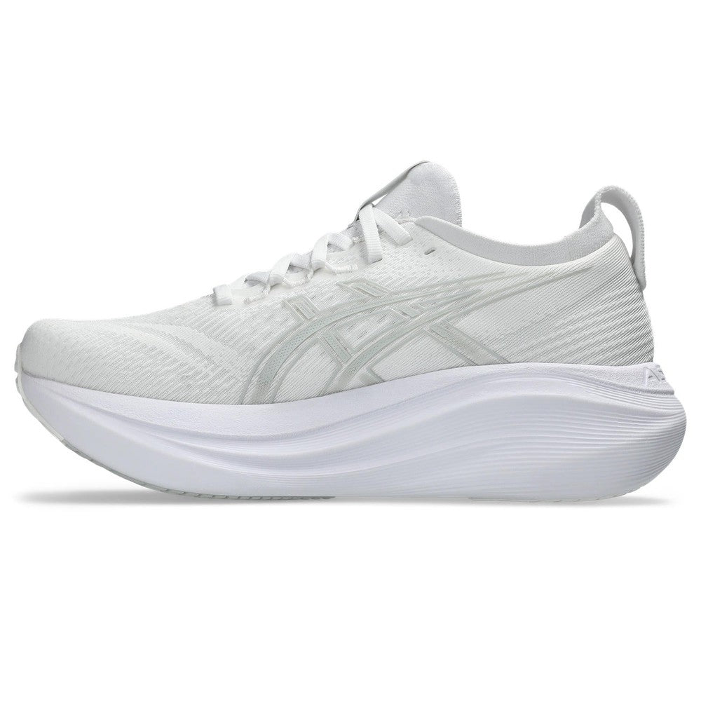 ASICS Women's Gel-Nimbus 27 - White/Glacier Grey - 1012B753-100