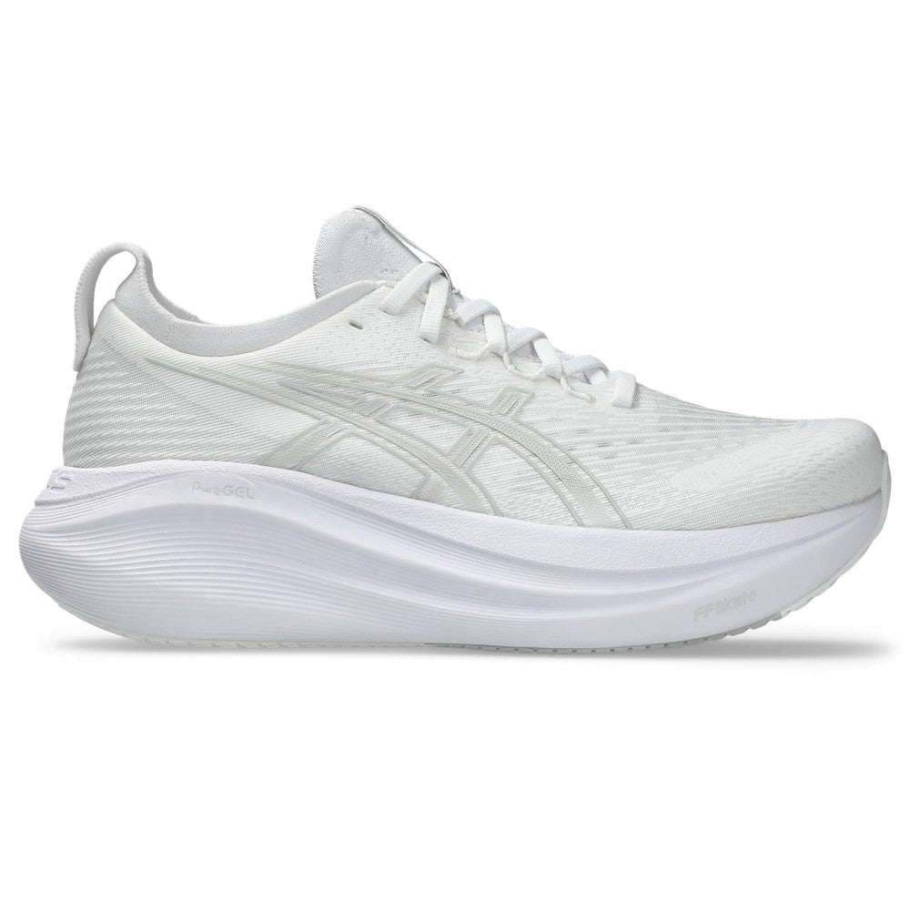 ASICS Women's Gel-Nimbus 27 - White/Glacier Grey - 1012B753-100