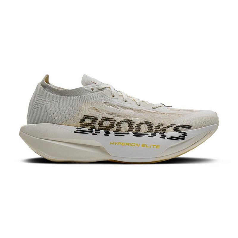 1000541D088 | right | Image of Brooks Unisex Hyperion Elite 6 shoe in Vaporous Grey / Yellow / Black