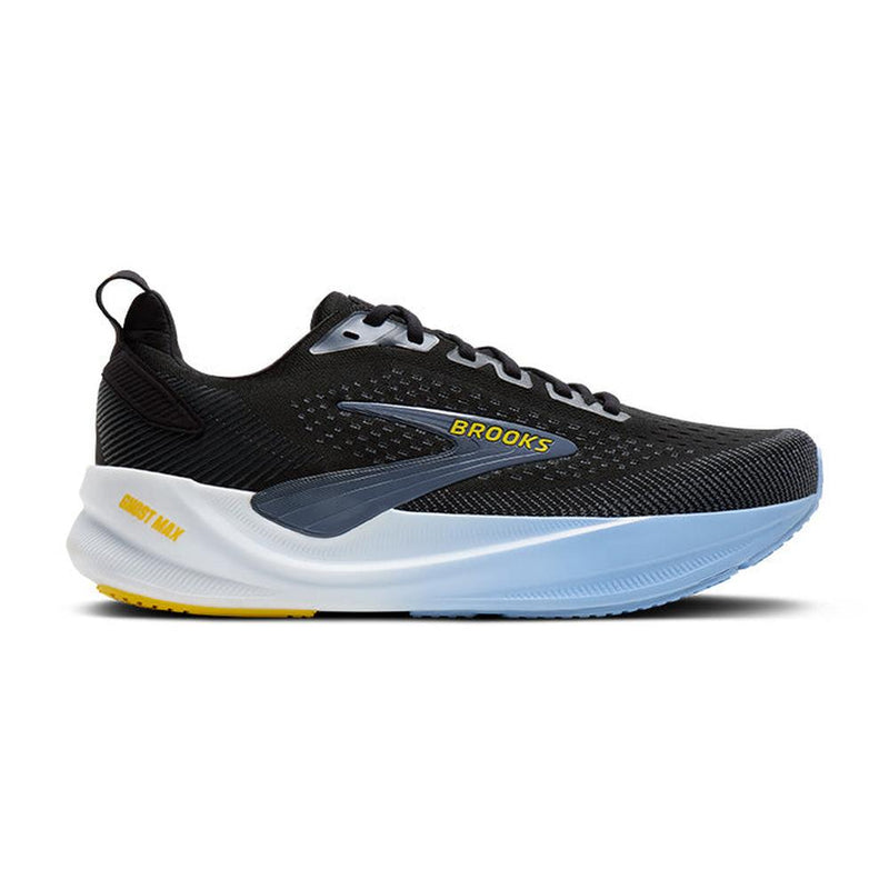 1104961D004 | right | Image of Brooks Men's Ghost Max 4 shoe in Black / Folkstone / Open Air
