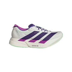 Core White / Collegiate Purple / Lime Burst