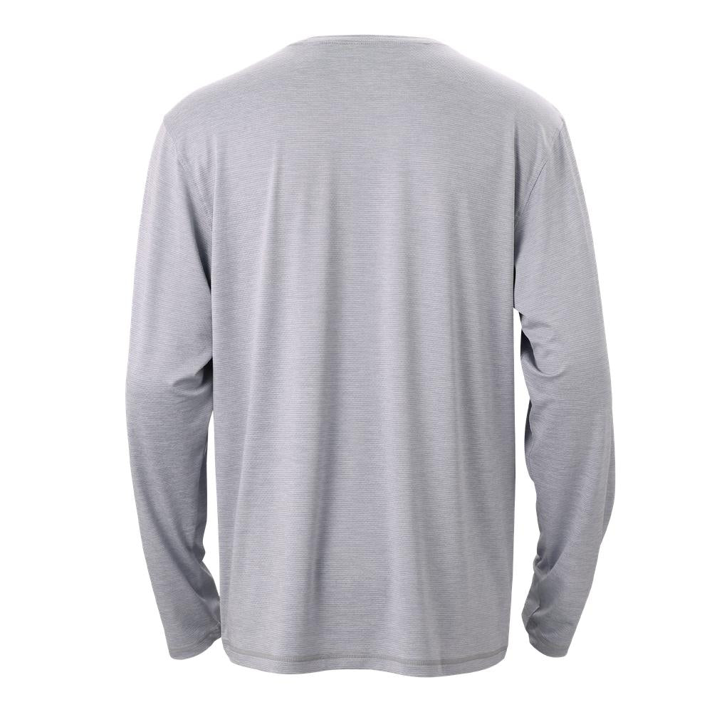 ATHLETIC ANNEX M LuxDry Long Sleeve -, Silver Cloud - MLDLS-117