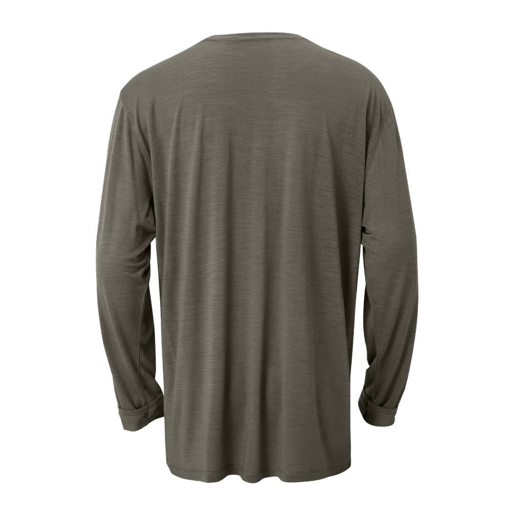 ATHLETIC ANNEX M Merino Long Sleeve -, Smokey Olive - MMLS-115