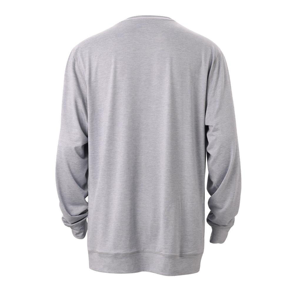 ATHLETIC ANNEX M Performance Tech Crew Neck Sweatshirt 3.0 -, Silver Cloud - MPTCN3-117