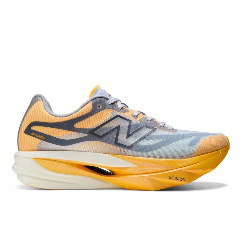 MRCEL8DM | right | Image of New Balance Men's Supercomp Elite V6 shoe in Satsuma Orange