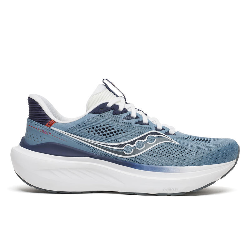 S100988-1004 | right | Image of Saucony Men's Echelon 11 shoe in Windward / White