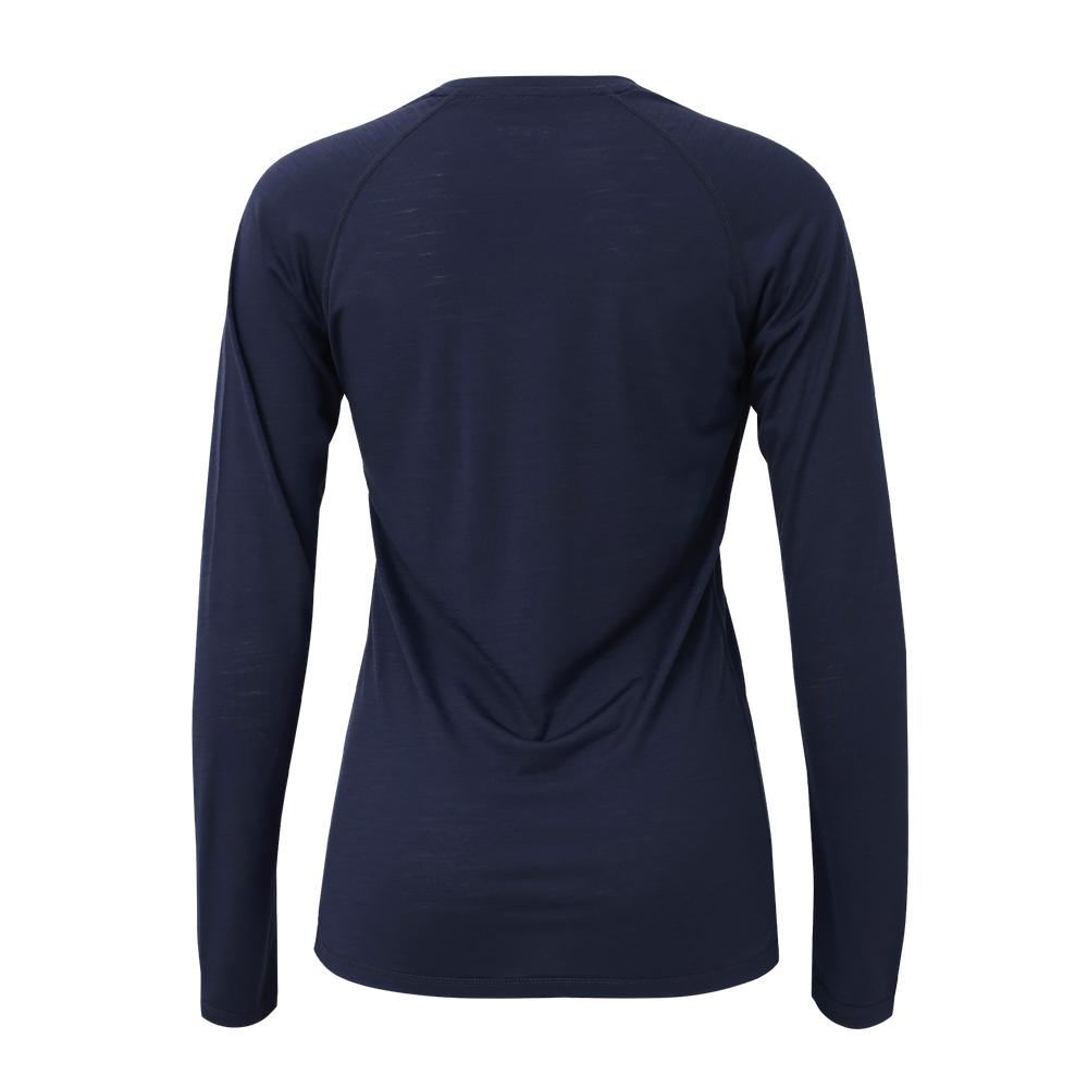 ATHLETIC ANNEX W Merino Long Sleeve -, Midnight Sail - WMLS-423