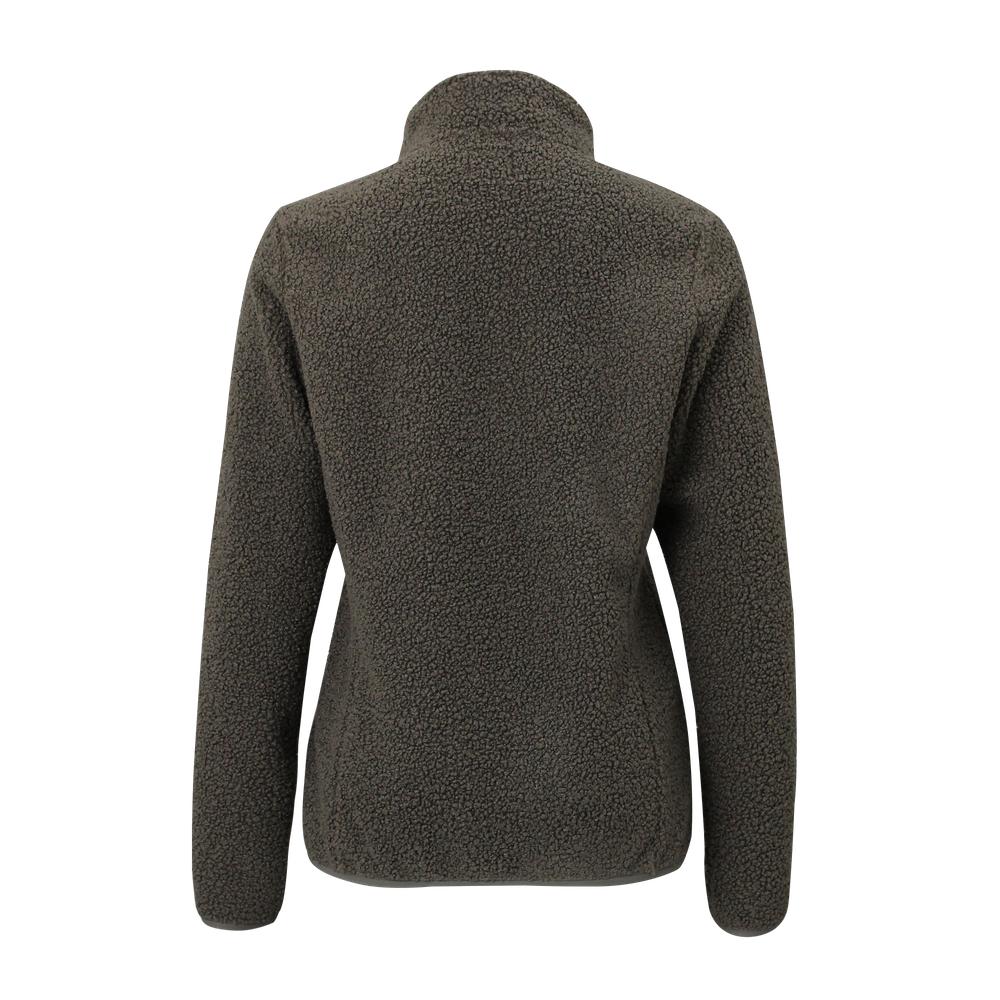 ATHLETIC ANNEX W Sherpa Jacket -, Smokey Olive - WSPJ-115