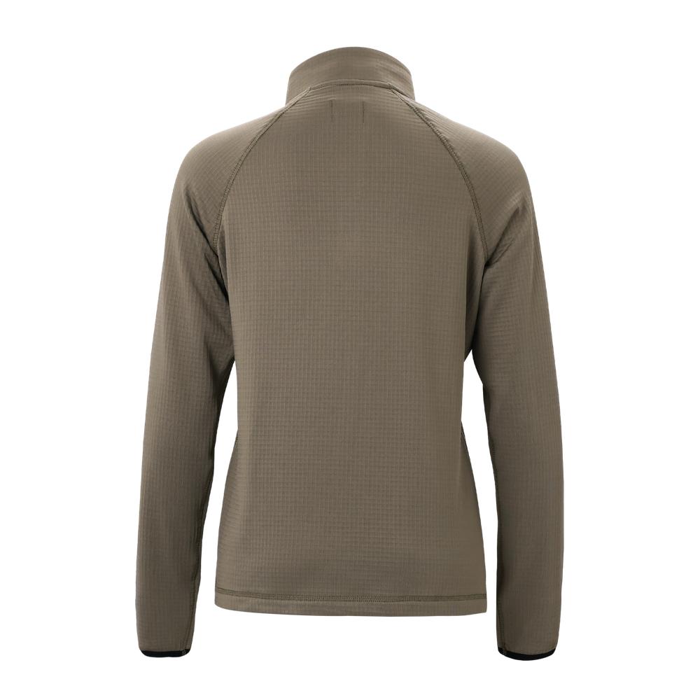 ATHLETIC ANNEX W Waffle Quarter Zip -, Smokey Olive - WWQZ-115