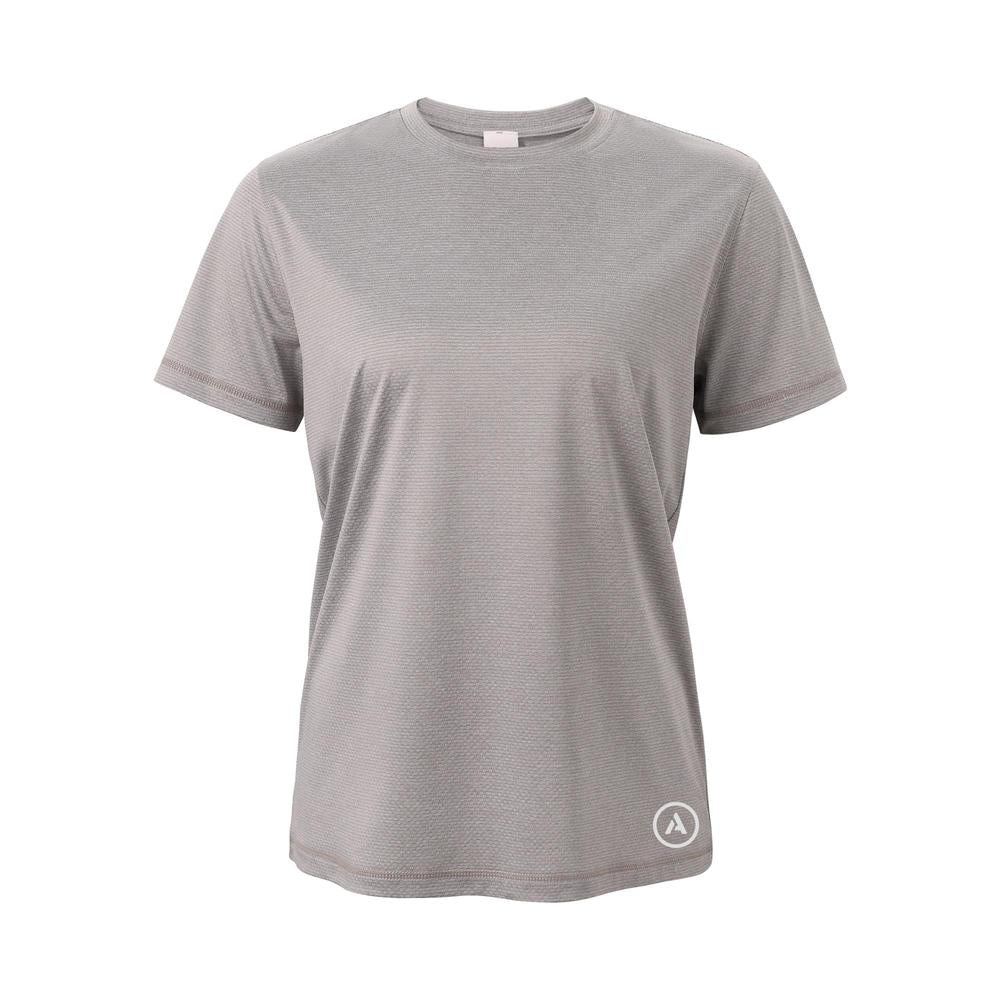 ATHLETIC ANNEX Women's LuxDry Classic Fit Short Sleeve - Ultimate Gray - WLDSS-112