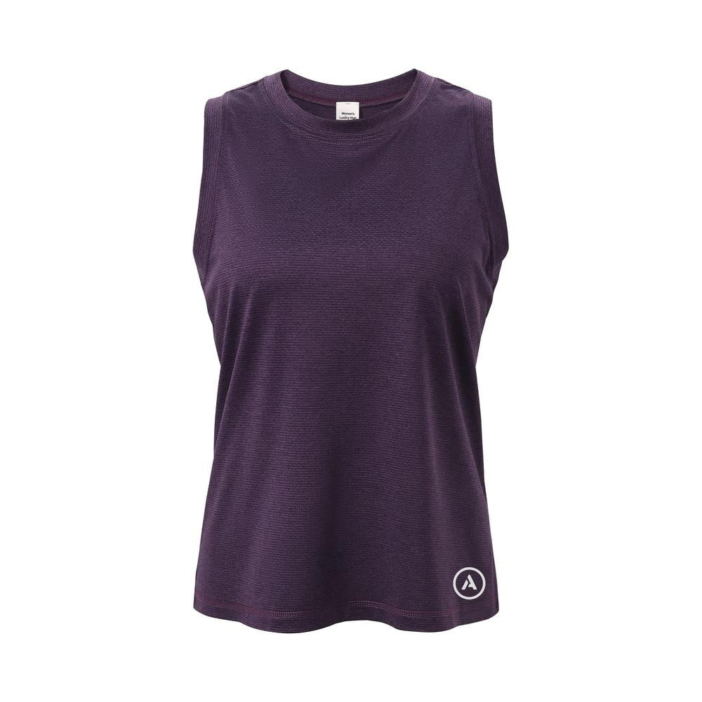 ATHLETIC ANNEX Women's LuxDry High Neck Tank - Gothic Grape - WLHNT-811