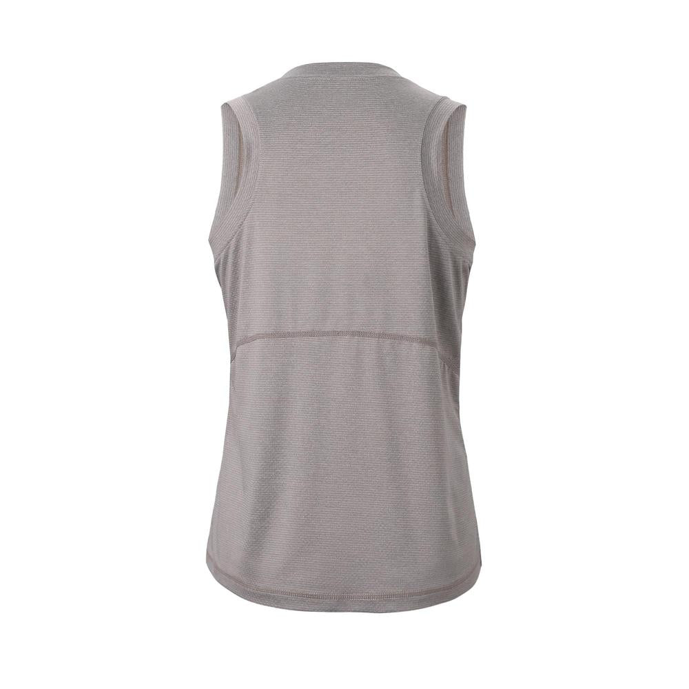 ATHLETIC ANNEX Women's LuxDry High Neck Tank - Ultimate Gray - WLHNT-112